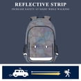 thumbnail image 5 of FORMRS Unisex School Backpack 17" Student Travel Bag with Laptop Compartment, Elegant Marble Pattern, 5 of 7