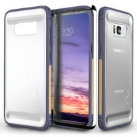 Samsung Galaxy S8 / S8 Plus Case, Zizo FLUX Series w/ Screen Protector- Crystal Clear Back