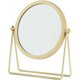 thumbnail image 1 of Standing Magnifying Mirror, Gold, 1 of 5