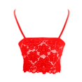 thumbnail image 4 of CHUANK Lace Bralette for Women V Neck Camisoles Racerback Adjustable Strap Crop Top Hot Pink M, 4 of 5