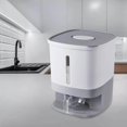 thumbnail image 3 of Rice Container for Grains and Cereals Machine Cereal Box Sugar Beans Cearl Dispenser Box Gray, 3 of 9