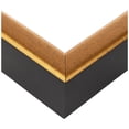 thumbnail image 3 of ArtToFrames 10" x 13" Amber Umber Rustic Gold Picture Frame, 10x13 inch Gold Wood Poster Frame (WOM-5257),  Pack, 3 of 7