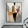 thumbnail image 3 of Textured wall art, male oil painting, modern abstract, abstract painting palette knife art, unique artwork,137*91cm (54*36) inches, unstretched frameless, 3 of 5