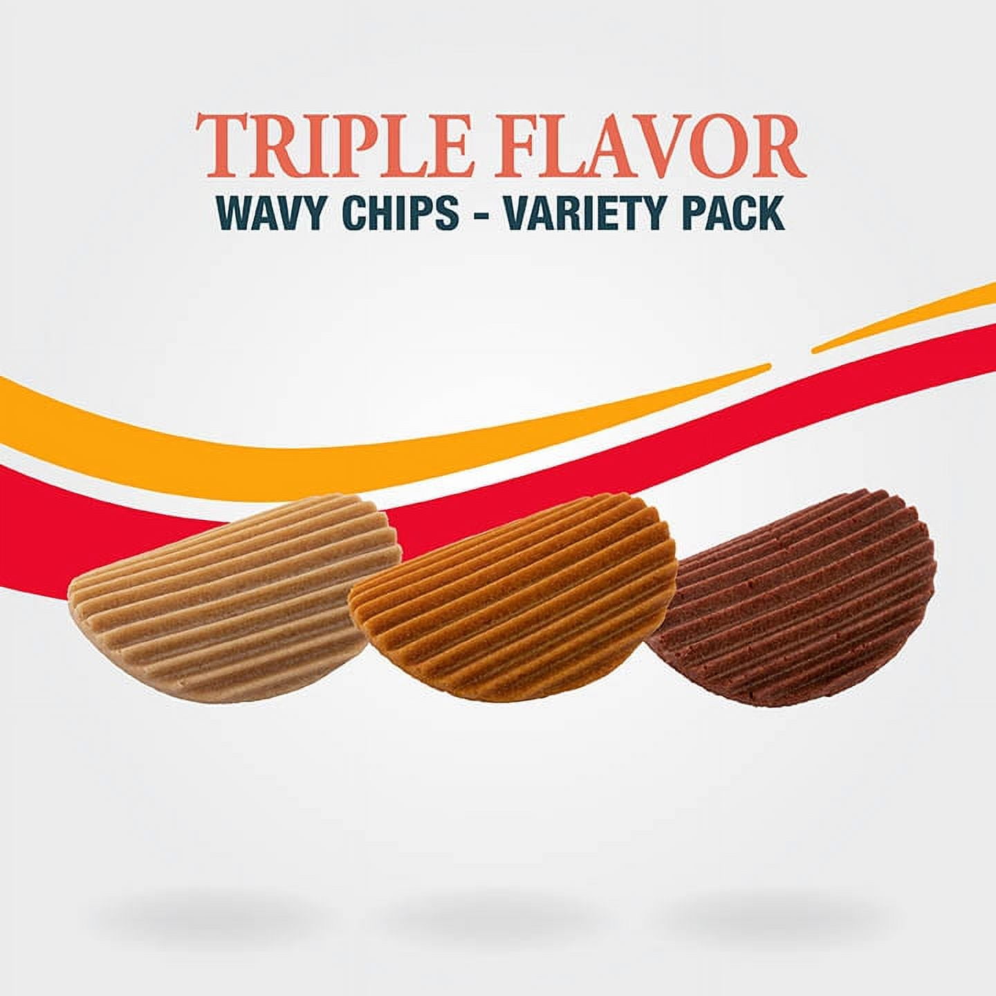 Good ‘n’ Tasty Triple Flavor Wavy Chips Variety Pack, Treats for Dogs, 10 oz