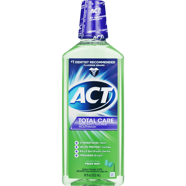 ACT Total Care Anticavity Fluoride Fresh Mint Mouthwash