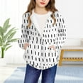 thumbnail image 2 of Favoffer Girls Zip Up Hoodie Sweatshirt Fall Winter Kids Cute Graphic Long Sleeve Pocket Jacket Outfits Casual Soft Cozy Outerwear Daily Sports Party 4-12Y, 2 of 6