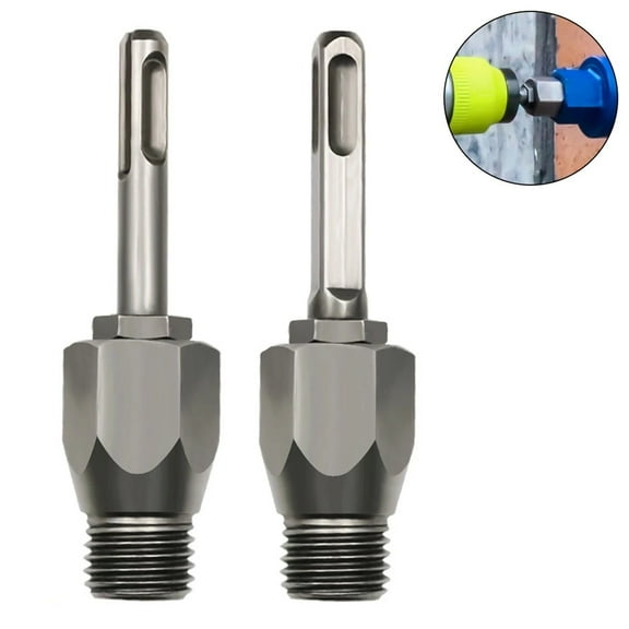 Concrete Hole Saw SDS Plus Shank Arbor Adapter Round Handle Connecting Rod For M22 Electric Hammer Core Drill Bits Tool