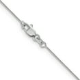thumbnail image 4 of 14K White Gold Wg .6mm Round Snake Chain (24 X 0.6) Made In Peru wsna050-24, 4 of 5