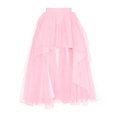 thumbnail image 3 of CONZONE Carnival Womens Tulle Maxi Skirt Solid Color A Line High Waist Mesh Tutu Skirts for Funny Festival Stage Performance, 3 of 3