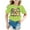 Light Green, variant on Toddler Girls Summer Tops Cute Cat Print Short Sleeve Tee Loose Fit Crewneck Casual Shirt Kids Breathable Clothes Light Green Size 4-6T