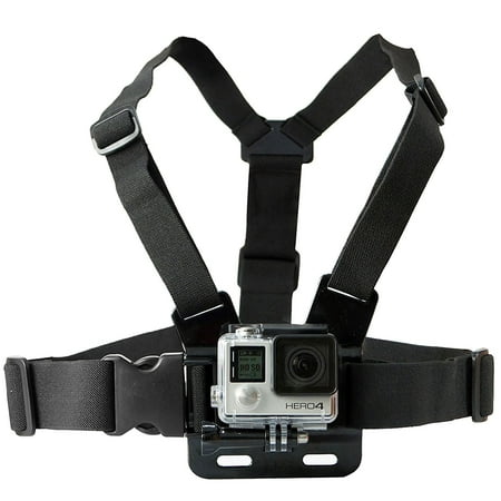 Ultimaxx Adjustable Chest Mount Harness For GoPro Cameras - One Size Fits Most, Chest Mount Designed for GoPro Hero Camera - Perfect for Extreme (Best Gopro Dog Mount)