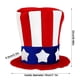 thumbnail image 5 of Velour Plush Dress Up American Flag Hat, Halloween Uncle Sam Costume Hats July 4th Memorial Day Patriotic Party Hats, 5 of 5