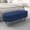 Blue Foam, variant on Oval Storage Bench, 43.5" L Ottoman Bench with Rubber Wood Legs, Anti-Skid Mute, for Living Room, Entryway, Home, Office, Space-Saving Storage Toy Box Stool, Blue