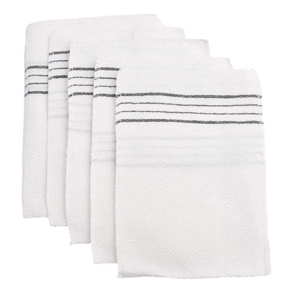 5 Pcs Korean Italy Asian Exfoliating Bath Washcloth Body Scrub Shower Soft Towels