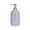 Purple, variant on Pink Glass Soap Dispenser With Rust Proof Stainless Steel Pump,Refillable Liquid Hand Wash Bottle For Bathroom,Sparkle Decorative Rhinestone Shower Lotion Dish Dispenser