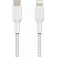 thumbnail image 3 of BELKIN CAA004bt2MWH BOOST CHARGE White Braided USB-C to Lightning Cable 6.56 ft. (2.0 m), 3 of 5
