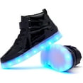 thumbnail image 2 of YAZI Kids LED Light up Shoes USB Charging Flashing Light Up High-top Sneakers for Boys and Girls Child Unisex, 2 of 6