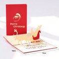 thumbnail image 2 of tarjetas de Navidad emergentes 3D, tarjetas de feliz año nuevo, tarjetas de regalo, 2 of 5