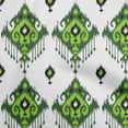 thumbnail image 1 of oneOone Polyester Spandex Green Fabric Asian Ikat Sewing Material Print Fabric By The Yard 56 Inch Wide, 1 of 4