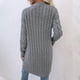 thumbnail image 4 of Cárdigan Largo De Punto De Gran Tamaño Para Mujer, Manga Larga, Bolsillo Gris oscuro XL Yuyangstore Chaqueta de punto, 4 of 7