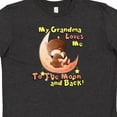 thumbnail image 4 of Inktastic My Grandma Loves Me to the Moon and Back Youth T-Shirt, 4 of 5