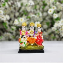 Ram Darbar Statue in Resin Ramdarbar Idol Lord Ram, Laxman & Hanuman Statue Hindu God Family Idol Ram Darbar Sculpture Ram Darbar Figurine Indian Mandir Decor Temple Decor - AtoZ India Cart