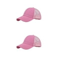 thumbnail image 3 of Sonducket Gorra de béisbol duradera de algodón, sombrero elegante y transpirable con correa ajustable, gorra de béisbol para mujer CC636-9rose CC636-9rosa hermosa 2Conjunto, 3 of 6