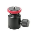 thumbnail image 1 of Homgeek Aluminum Alloy Mini Ball Head Rotatable Ball Head Photography Accessory Replacement with 3/8 Inch Screw Hole 1/4 Inch Adapter Screw for Camera Camcorder Photography Light, 1 of 7