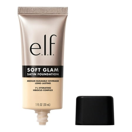 e.l.f. Soft Glam Satin Foundation, 12 Fair Warm, 1 fl oz