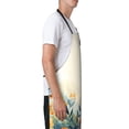 thumbnail image 3 of Lsque Floral Mountain Landscape Waterproof Apron Chef Aprons for Men Heavy Duty Chemical Work Apron Extra Long Grilling Aprons with Adjustable Bib Apron, 3 of 9