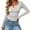 Gray women henley shirt long sleeve a1, variant on Yrmaups Casual Slim Fit Long Sleeve Henley Shirt for Women, Round Neck Button Down Solid Tee, Soft Cotton Top for Home Office Travel Daily Wear, Gray 2XL