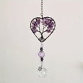 thumbnail image 1 of Sun Catcher Crystal Tree Of Life Rainbow Maker Drops Hang For Window, Home Decor, Car Charms, 1 of 4