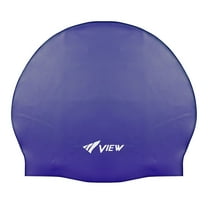 VIEW Swimming Gear V-31A Silicone Swim Cap, Navy Blue