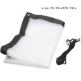 thumbnail image 1 of Lona impermeable multifuncional transparente de polietileno, lona impermeable para balcón, refugio contra la lluvia, tela de plástico resistente al viento para exteriores, lona para lluvia fría, 1 of 8
