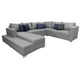 thumbnail image 1 of Sala Esquinera en U EL BAZAR STORE Corbel Gris plata Moderna en U 200x315x255 cm, 1 of 8