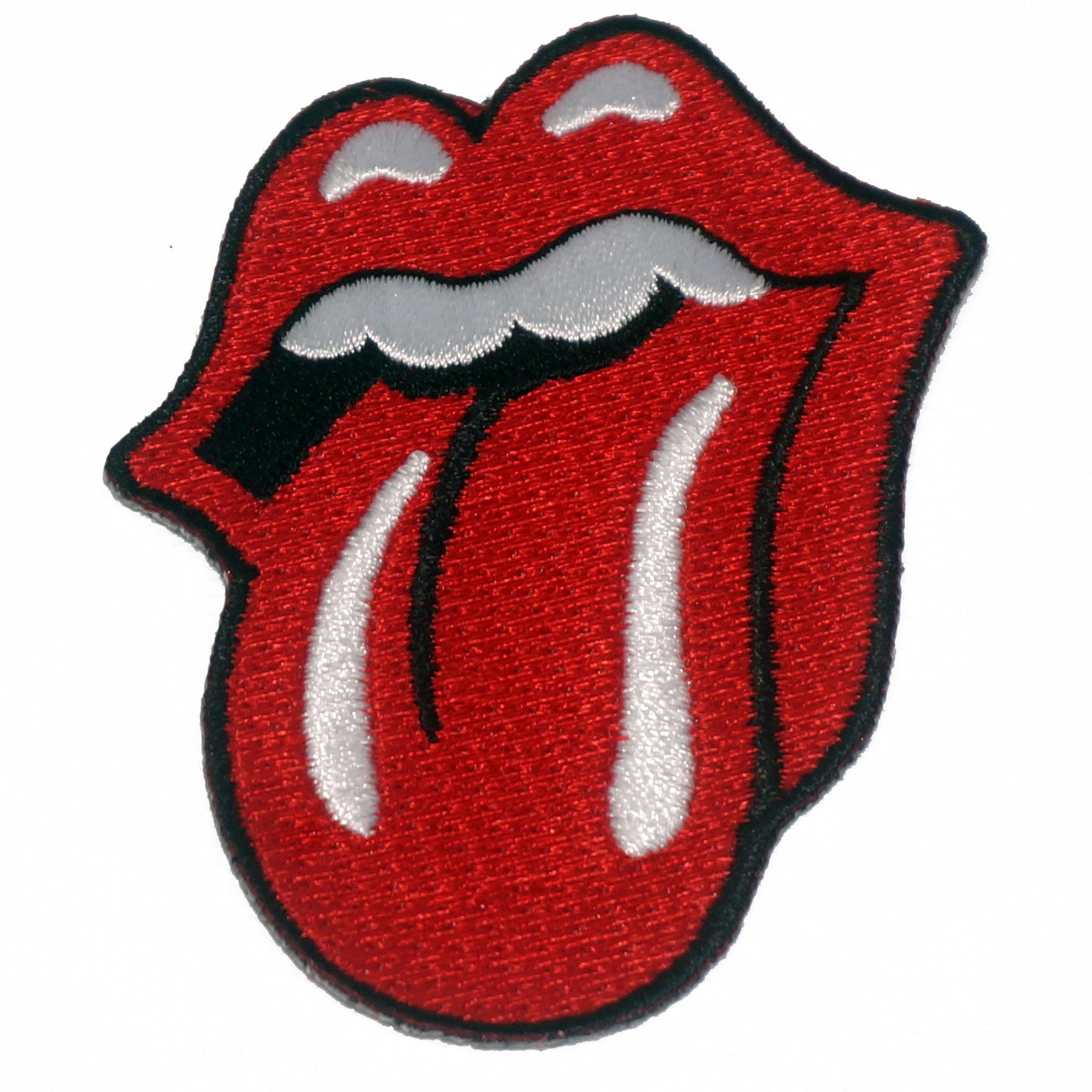 Rolling Stone Tongue Embroidered iron-on Patch 3 1/2