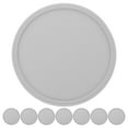 thumbnail image 2 of EeaseCA 8pcs Round Thickened Cup Mat Practical Coasters Non-slip Heat Insulation Pad for Home Kitchen(Light Grey), 2 of 7