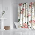 thumbnail image 3 of Waterproof Pioneer Shower Curtain 84x72 Inch Polyester Unique Colorful Floral Shower Curtain for Bathroom Hotel Home Decor with 12 Plastic Hooks, 3 of 5