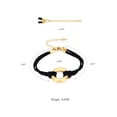 thumbnail image 2 of Circle Of Life Cremation Jewelry Black Genuine Leather Memorial Urn Bracelet For Ashes Of Loved One Keepsake Holder For Women Men, 2 of 8