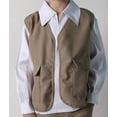 thumbnail image 3 of Kids Unisex Polyester Khaki Safari Explorer Vest, 3 of 4