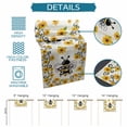 thumbnail image 7 of Table Runner Dresser Scarf 13 x 108 Inch Summer Bee Sunflowers Honeycomb Grain Table Runners Non-Slip Heat Kitchen Dining Table Decor for Indoor Outdoor Home Party Decoration, 7 of 7