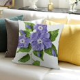 thumbnail image 3 of BANET with Embroidered Throw Pillow Covers, Decorative Square Covers, Lumbar Pillow for Sofa 12x12in, 3 of 5