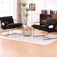 thumbnail image 2 of Dark Gray Upholstered Hanging Chair with Comfortable Seating / Ideal for Watching TV in Bedroom, 2 of 5