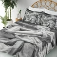 thumbnail image 5 of Ambesonne Italy Fitted & Top Sheet Set with Shams, St. Matthew, Pale Grey, 5 of 8