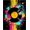 Multicolor, Pattern 14, variant on Design&I 8'x10' Washable Area Rug Extra Large Skid-Resistant Low Profile Vinyl Record Vintage Turntable With Bold Musical Note Border for Living Room, Family