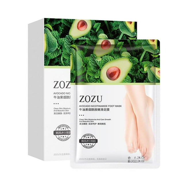 Convenient Avocado Hand Foot Mask Gloves & Boots, Niacinamide Enriched For Nourishing
