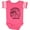 Football Pink and White, variant on Inktastic Summer Vacation Mode Fort Myers Beach Florida Boys or Girls Baby Bodysuit