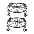 thumbnail image 2 of Soportes de Metal para macetas y plantas, estantes de exhibición de accesorios multiusos para el hogar, interior, exterior, balcón y jardín, 2 uds. Pequeño, 2 of 8