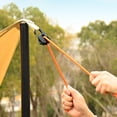 Light Weight Aluminum Alloy Rope Tensioner Tent Guyline Tightener Rope ...