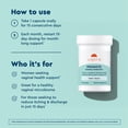 thumbnail image 5 of Uqora Promote - Support Vaginal Health* - Probiotic for Women with Lactoferrin, Lactobacillus Acidophilus & Lacticaseibacillus Rhamnosus - Vaginal Probiotics - Gluten-Free - 30 Capsules (2 Pack), 5 of 7